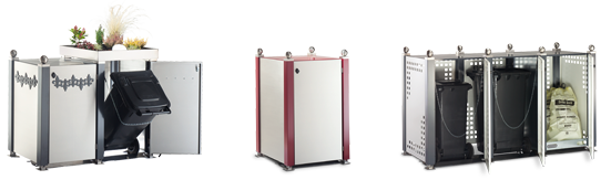 Mülltonnenverkleidungen Ausstellungsstücke zum Schnäppchenpreis